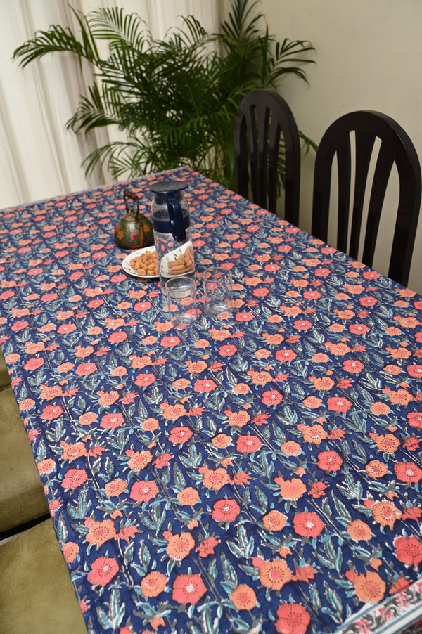 Coral Garden Cotton Table Cover