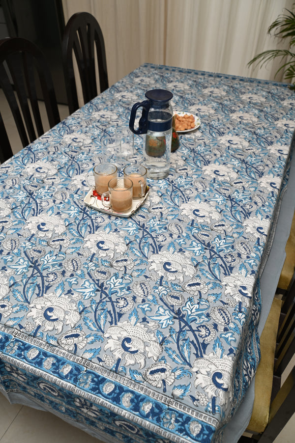 Floral Serenity Cotton Table Cover