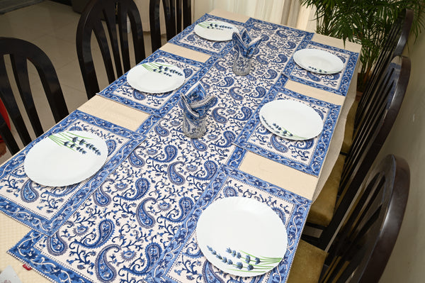 Lavender Lattice Table Linen Set