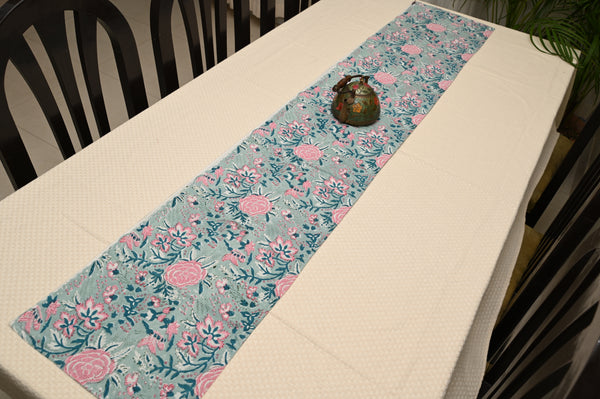 Garden Glam Cotton Dining Table Runner